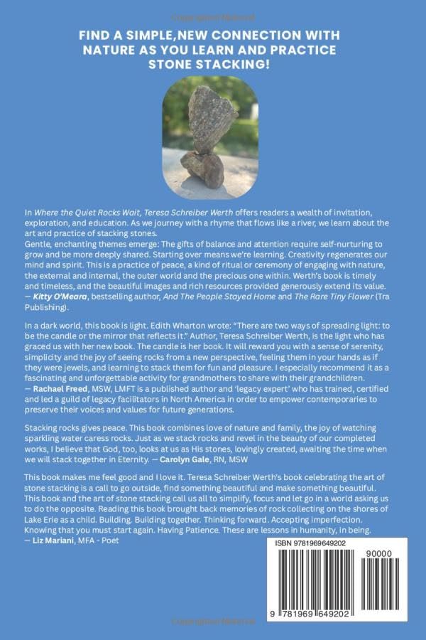 Book back cover with description and endorsements